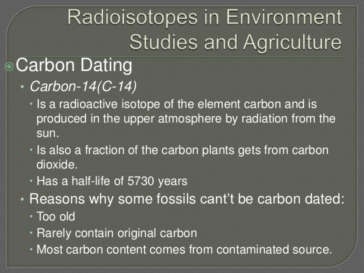 application of radioactivity in carbon dating